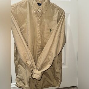 Light brown Polo Ralph Lauren Long sleeve button down